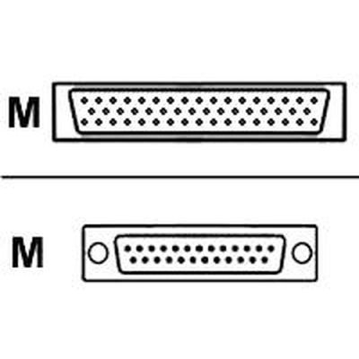 Cisco Smart Serial WIC2/T 26 Pin - RS530 D25 Male DTE Serien-Kabel Blau