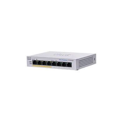 Cisco CBS110-8PP-D Unmanaged L2 Gigabit Ethernet (10/100/1000) Power over Ethernet (PoE) Grau