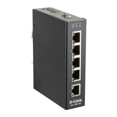 D-Link DIS-100E-5W Netzwerk-Switch Unmanaged L2 Fast Ethernet (10/100) Schwarz