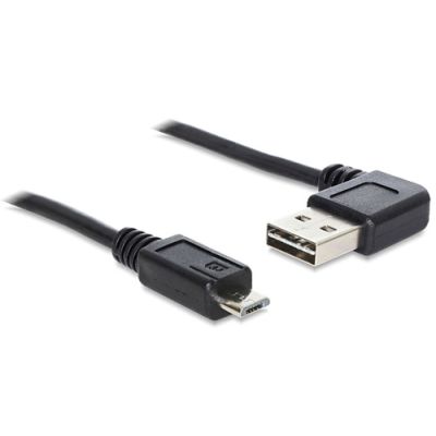 DeLOCK 1m USB 2.0 A - micro-B m/m USB Kabel USB A Micro-USB B Schwarz