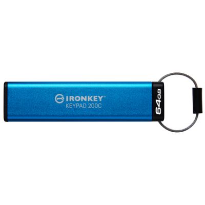 Kingston Technology IronKey 64GB USB-C Keypad 200C, FIPS 140-3 Lvl 3 (ausstehend) AES256