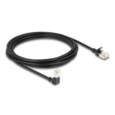 DeLOCK 80307 Netzwerkkabel Schwarz 3 m Cat6a S/FTP (S-STP)