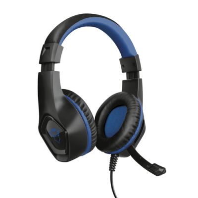 Trust GXT 404B Rana Kopfhörer Kabelgebunden Kopfband Gaming Schwarz, Blau