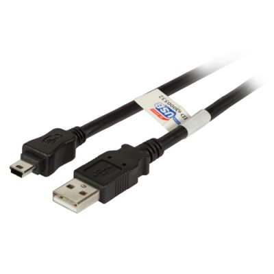 EFB Elektronik K5251SW.5 USB Kabel 5 m USB 2.0 USB A Mini-USB B Schwarz