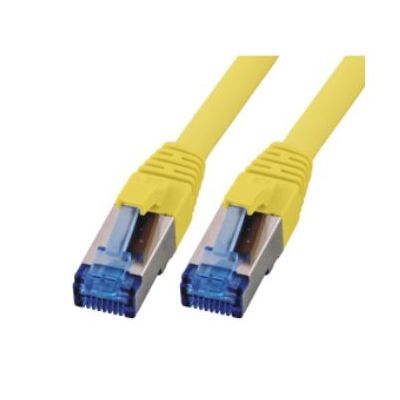 M-Cab PAC0061 Netzwerkkabel Gelb 0,25 m Cat6a SF/UTP (S-FTP)