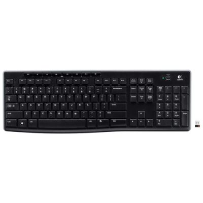 Logitech Wireless Keyboard K270 Tastatur RF Wireless QWERTZ Schweiz Schwarz