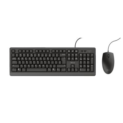 Trust Primo Tastatur Maus enthalten USB QWERTY Englisch Schwarz