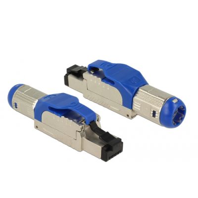 DeLOCK 86487 Drahtverbinder RJ-45 Blau, Silber