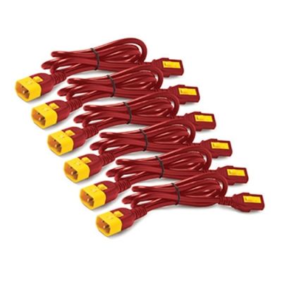 APC AP8706S-WWX340 Stromkabel Rot 1,83 m C13-Koppler C14-Koppler