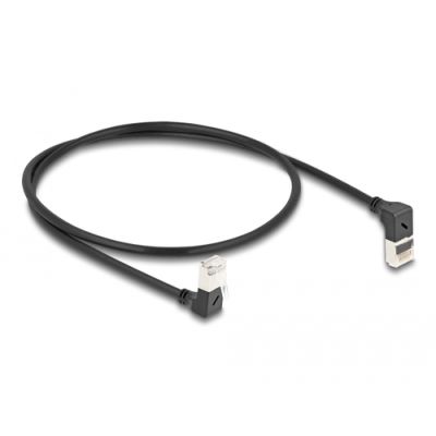 DeLOCK 80292 Netzwerkkabel Schwarz 0,5 m Cat6a S/FTP (S-STP)
