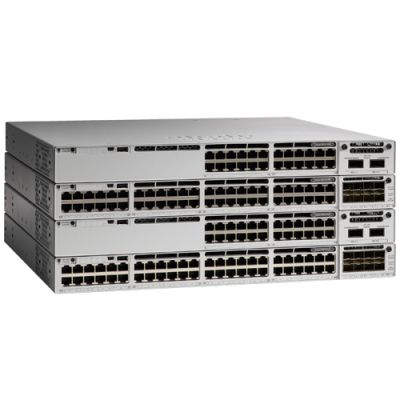 Cisco Catalyst C9300L-24UXG-2Q-E Netzwerk-Switch Managed L2/L3 10G Ethernet (100/1000/10000) Power over Ethernet (PoE) 1U Grau