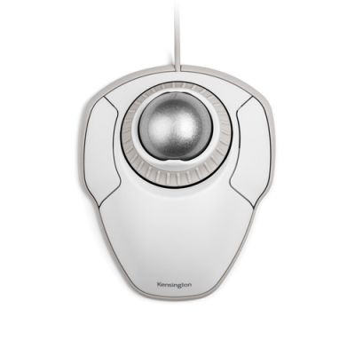 Kensington Orbit® Trackball mit Scroll Ring — weiß