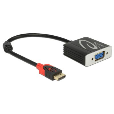 DeLOCK 62967 Videokabel-Adapter 0,2 m DisplayPort VGA (D-Sub) Schwarz