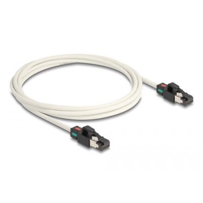 DeLOCK 80170 Netzwerkkabel Weiß 2 m Cat6a S/FTP (S-STP)
