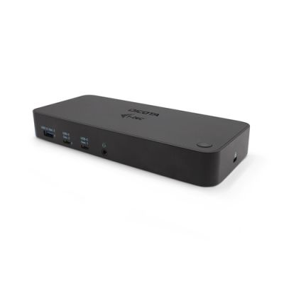 DICOTA D31951-CH laptop-dockingstation & portreplikator Kabelgebunden USB Typ-C Schwarz
