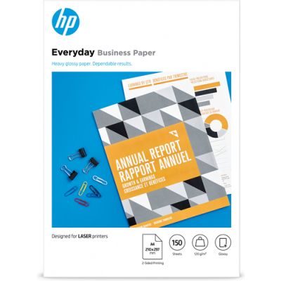 HP Normales Business Papier, Glänzend, 120 g/m2, A4 (210 x 297 mm), 150 Blatt