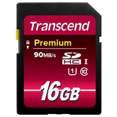 Transcend 16GB SDHC Class 10 UHS-I NAND Klasse 10