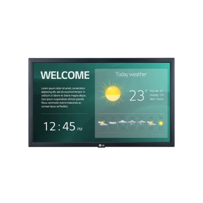 LG 22SM3G-B Signage-Display Digital Signage Flachbildschirm 54,6 cm (21.5") IPS WLAN 250 cd/m² Full HD Schwarz Eingebauter Prozessor 16/7