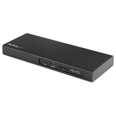 StarTech.com Dual 4K 60Hz Monitor Thunderbolt™ 3 Dockingstation - PCIe M.2 und SD Kartenleser