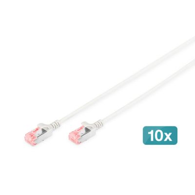 Digitus CAT 6 U/FTP Slim Patchkabel, 10 Stück