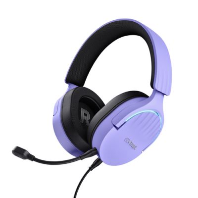 Trust GXT 490P FAYZO Kopfhörer Kabelgebunden Kopfband Gaming USB Typ-A Schwarz, Violett
