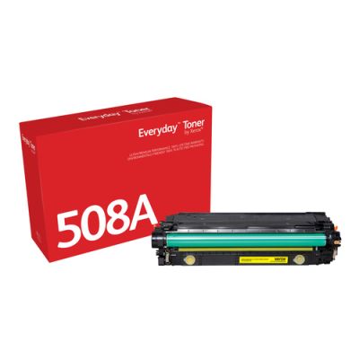 Everyday ™ Gelb Toner von Xerox, kompatibel mit HP 508A (CF362A/ CRG-040Y), Standardkapazität