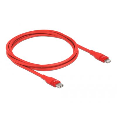 DeLOCK 86634 Handykabel Rot 1 m USB C Lightning