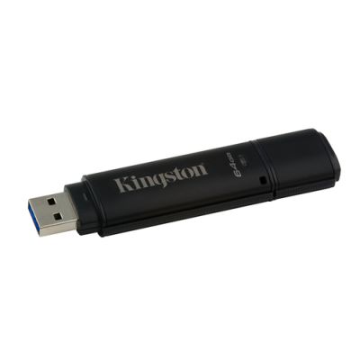 Kingston Technology DataTraveler 4000G2 with Management 64GB USB-Stick USB Typ-A 3.2 Gen 1 (3.1 Gen 1) Schwarz