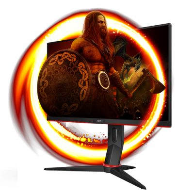 AOC 24G2SU/BK Computerbildschirm 60,5 cm (23.8") 1920 x 1080 Pixel Full HD Schwarz, Rot