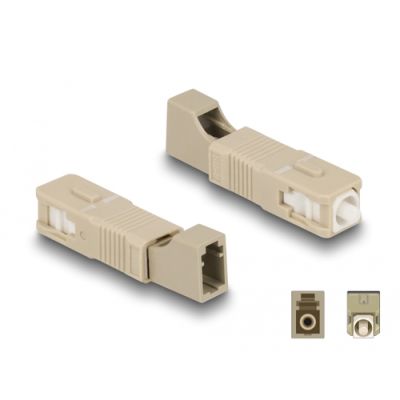 DeLOCK 87942 LWL-Steckverbinder LC/SC 1 Stück(e) Beige