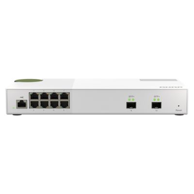 QNAP QSW-M2108-2S Netzwerk-Switch Managed L2 2.5G Ethernet (100/1000/2500) Grau