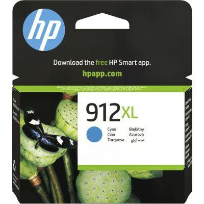 HP 912XL Cyan Original Druckerpatrone mit hoher Reichweite