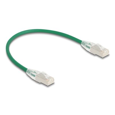 DeLOCK 80363 Netzwerkkabel Grün 0,3 m Cat6a U/FTP (STP)