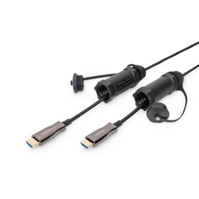 Digitus 4K HDMI - AOC - gepanzertes Verbindungskabel mit Schutzhülse