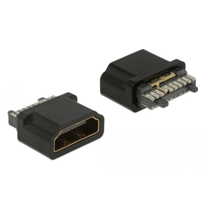 DeLOCK 65885 Drahtverbinder HDMI-A Schwarz