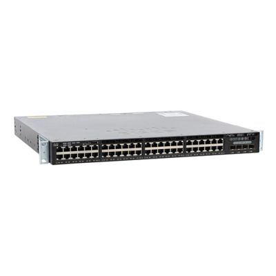 Cisco Catalyst WS-C3650-48TS-S Netzwerk-Switch Managed L3 Gigabit Ethernet (10/100/1000) 1U Schwarz