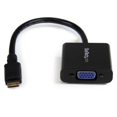 StarTech.com Mini HDMI-auf-VGA-Adapterkonverter für Digital-Fotokamera/Videokamera - 1920x1080