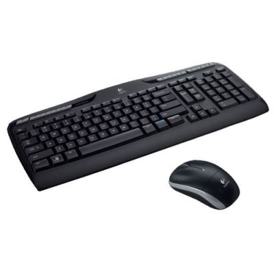 Logitech Wireless Combo MK330 Tastatur Maus enthalten USB QWERTZ Ungarisch Schwarz