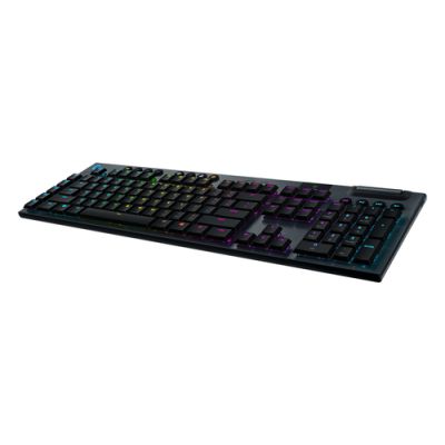 Logitech G G915 LIGHTSPEED Wireless RGB Mechanical Gaming Keyboard – GL Clicky Tastatur RF Wireless + Bluetooth QWERTZ Deutsch Karbon