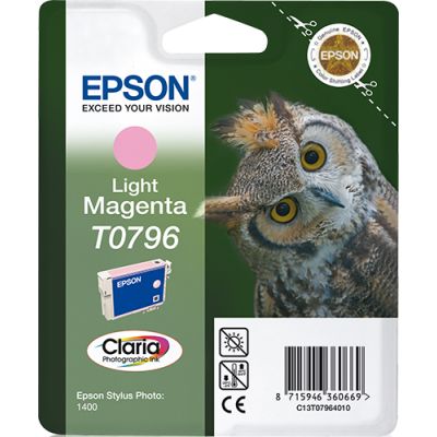 Epson Owl Singlepack Light Magenta T0796 Claria Photographic Ink