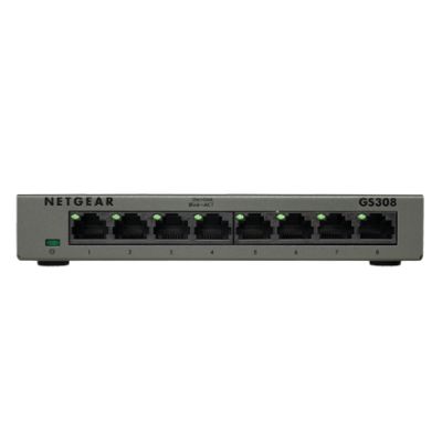 NETGEAR GS308 Unmanaged Gigabit Ethernet (10/100/1000) Grau