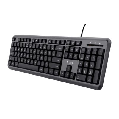 Trust Ody Tastatur USB QWERTY Nordisch Schwarz