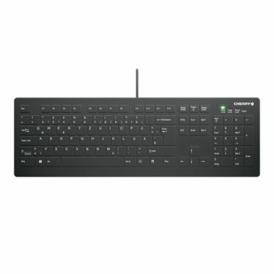 CHERRY AK-C8112 Tastatur USB QWERTZ Deutsch Schwarz