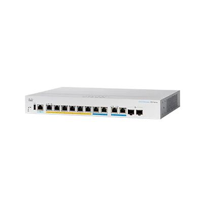 Cisco CBS350 Managed L3 2.5G Ethernet (100/1000/2500) Power over Ethernet (PoE) 1U Schwarz, Grau