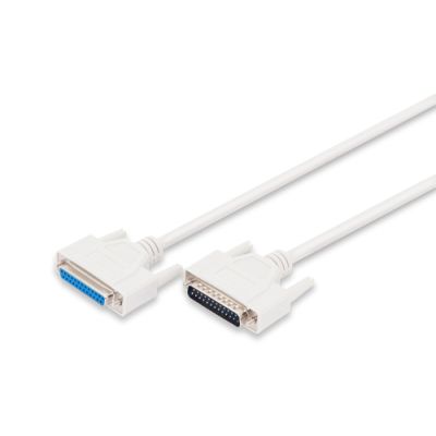Digitus Datatransfer Verlängerungskabel, D-Sub25/St - D-Sub25/Bu