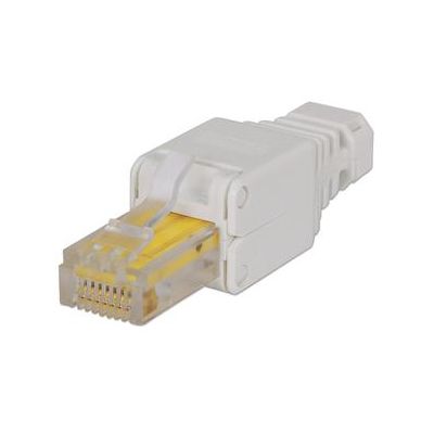Intellinet Werkzeugloser RJ45-Stecker, RJ45-Modularstecker, kein Crimpwerkzeug benötigt