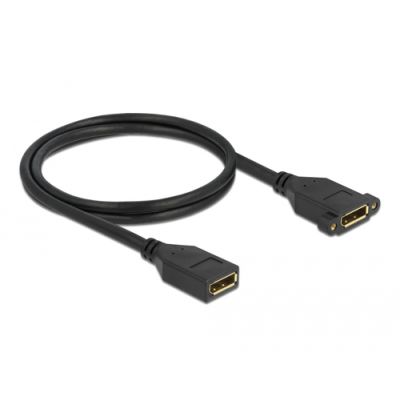 DeLOCK 87100 DisplayPort-Kabel 1 m Schwarz