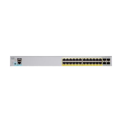 Cisco Catalyst C2960L-24PQ Managed L2 Gigabit Ethernet (10/100/1000) Power over Ethernet (PoE) 1U Grau