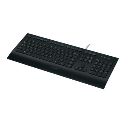 Logitech K280E Pro f/ Business Tastatur USB QWERTY Nordisch Schwarz