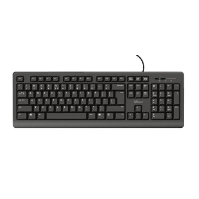 Trust Primo Tastatur USB QWERTY Spanisch Schwarz